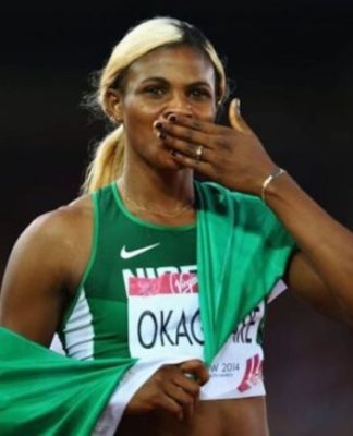 Okagbare Leads Nigeria’s Track & Field Team into Olympic Village Today