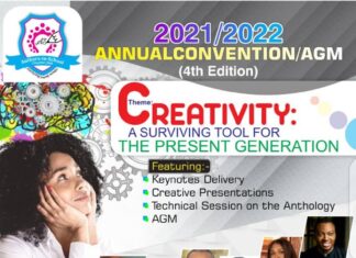 RICHARD LAMAI, OTHERS, TO GRACE THE AiS CREATIVE CLUB’S 2021/2022 NATIONAL CONVENTION