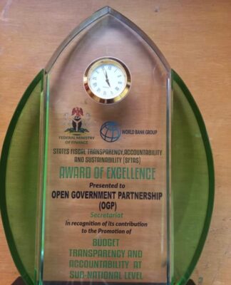 OGP Team bags SFTAS Award of Excellence