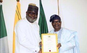 FG presents Letter of Credence to Ambassador Braimah